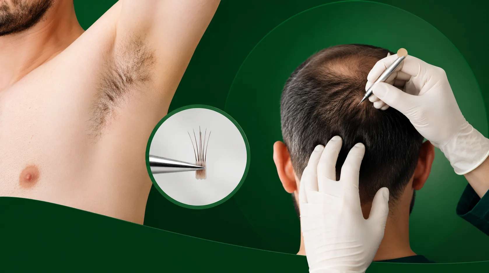 کاشت مو از زیر بغل واقعا امکان پذیر است؟